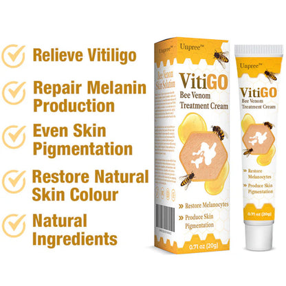 🔥 LAST DAY SALE 70% OFF 🔥 UNPREE™ VitiGO Bee Venom Treatment Cream - Bright Days Start With Clear Skin