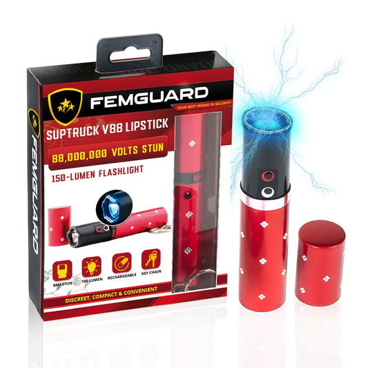 💥 2025 Flash Sale 75% OFF ️⚡ FEMGUARD Suptruck V88 Lipstick Stun Flashlight